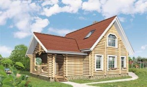 деревянный дом из сруба